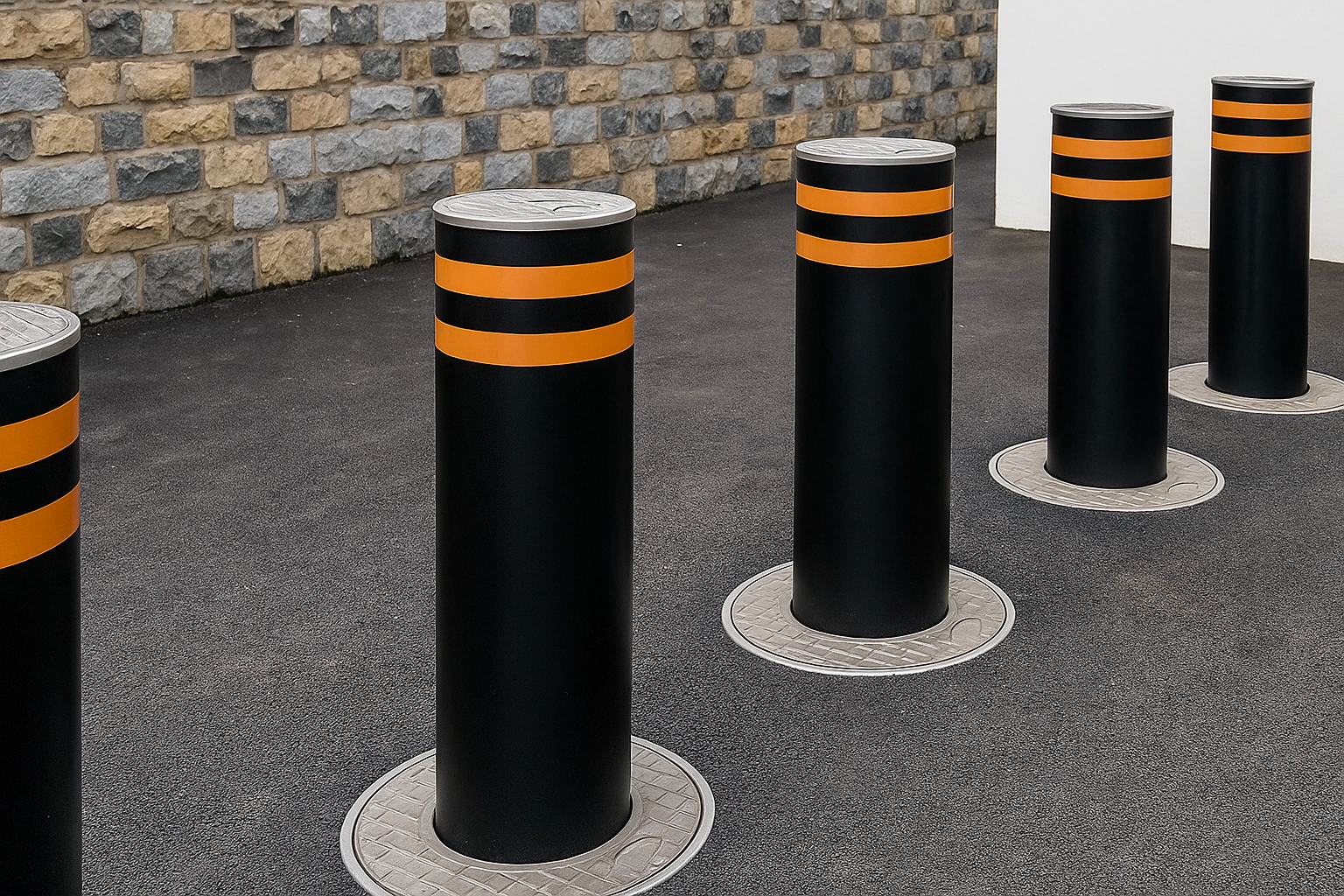Hydraulic bollard system
